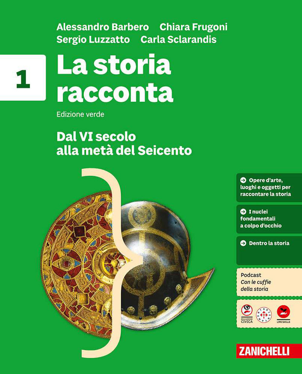Copertina del libro LA STORIA RACCONTA ED. VERDE 1 ED.MISTA
