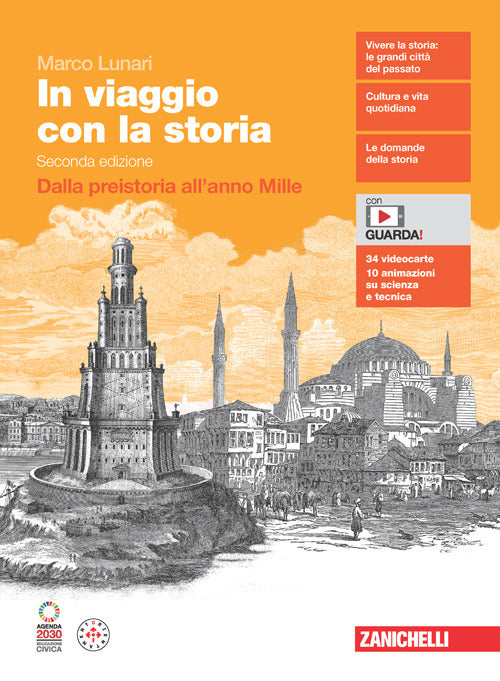 Copertina del libro In viaggio con la storia. Volume unico.