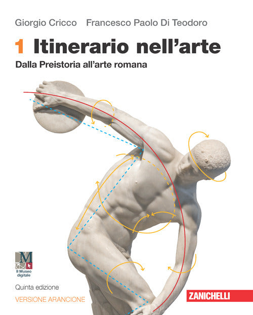 Copertina del libro ITINERARIO NELL'ARTE VERSIONE ARANCIONE Immagine principale del prodotto