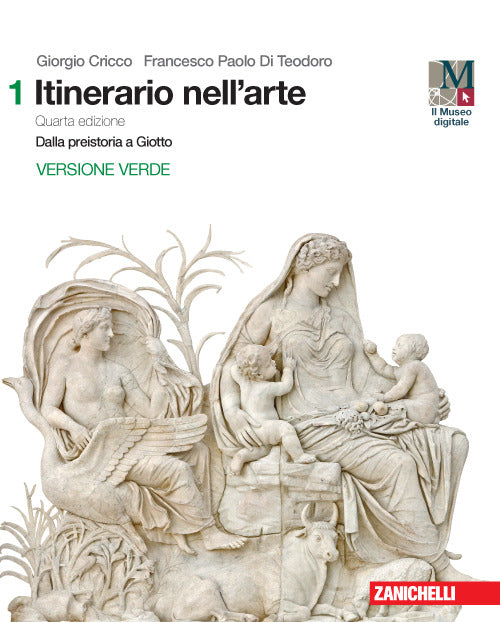 Copertina del libro ITINERARIO NELL'ARTE VERSIONE VERDE 1 ED Immagine principale del prodotto