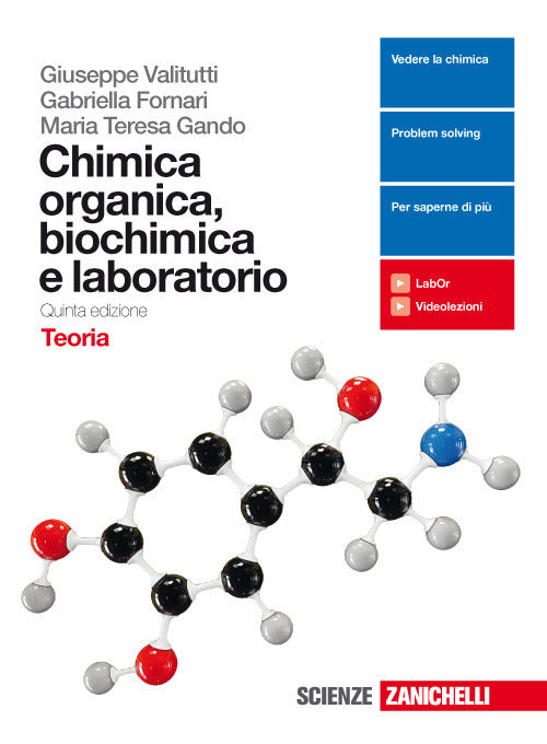 Copertina del libro CHIMICA ORGANICA BIOCHIMICA E LABORATORI Immagine principale del prodotto