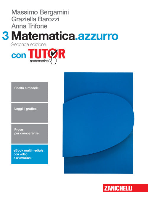 Copertina del libro MATEMATICA.AZZURRO 3 ED. MISTA