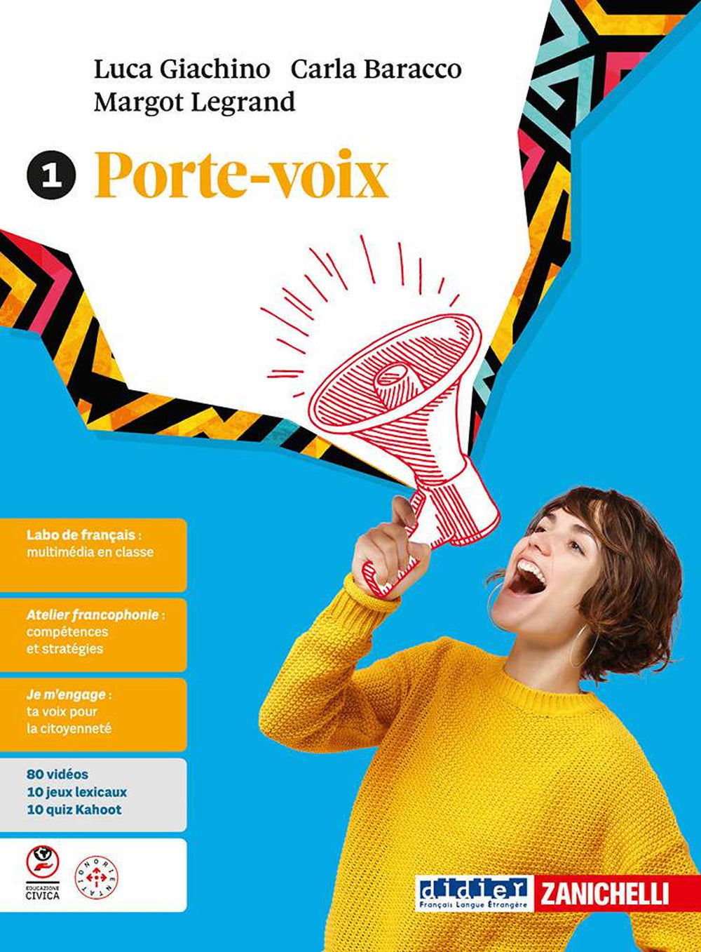 Copertina del libro PORTE-VOIX. PER LE SCUOLE SUPERIORI. CON Immagine principale del prodotto