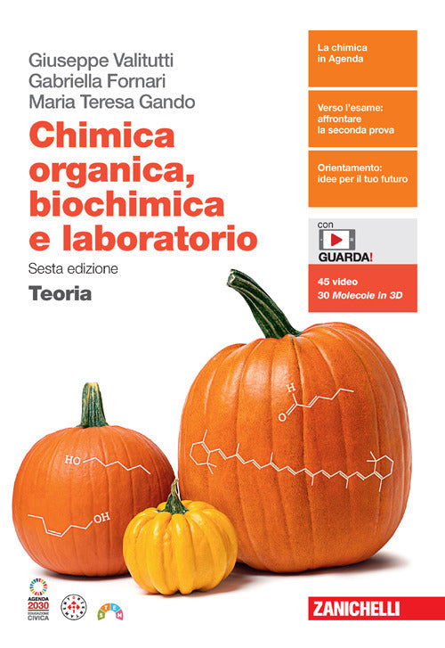 Copertina del libro Chimica organica, biochimica e laborator Immagine principale del prodotto