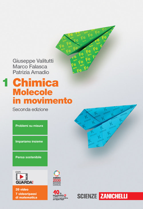 Copertina del libro CHIMICA MOLECOLE IN MOVIMENTO N.E. 1 ED.