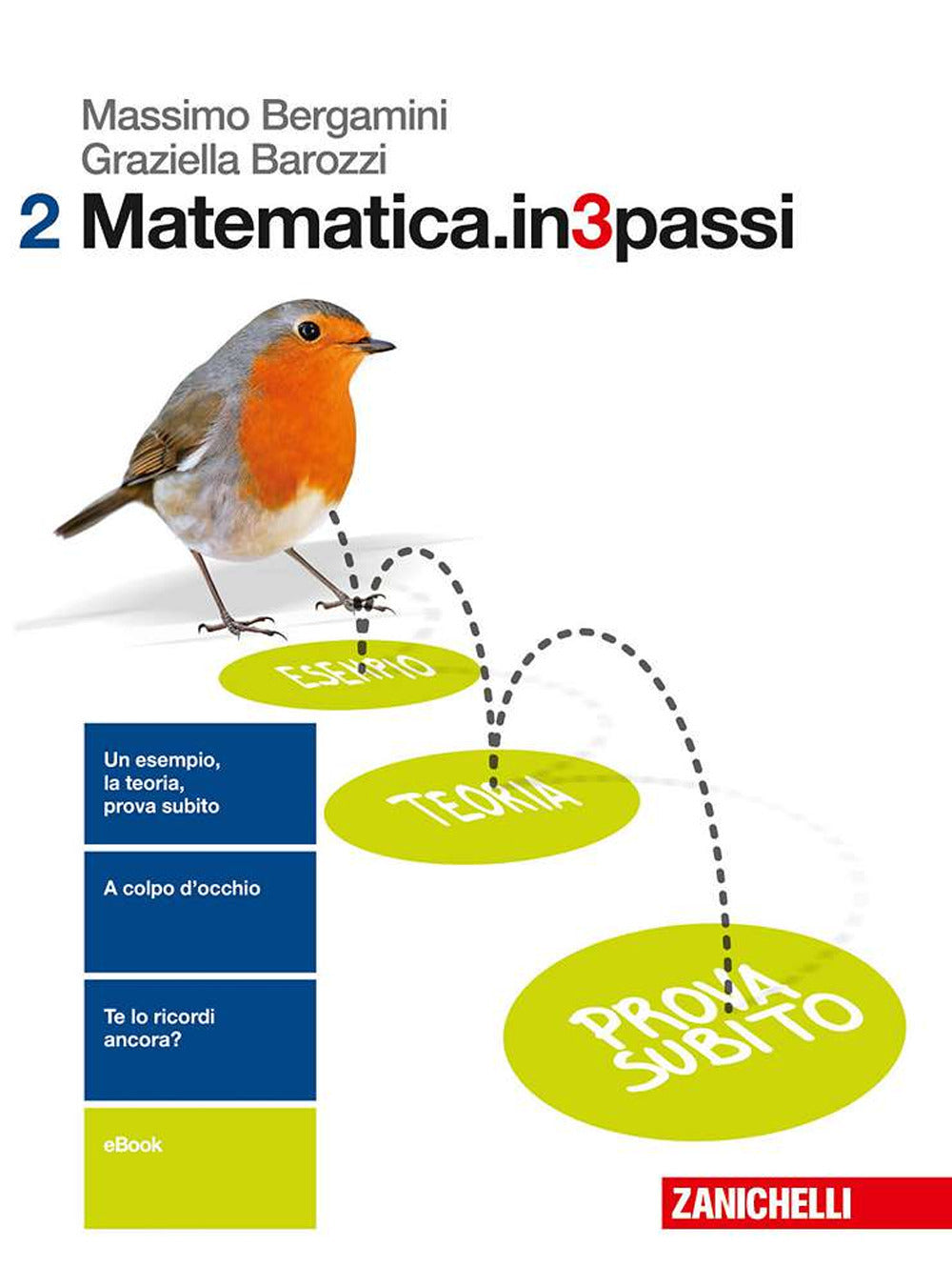 Copertina del libro MATEMATICA.IN3PASSI 2 ED. MISTA