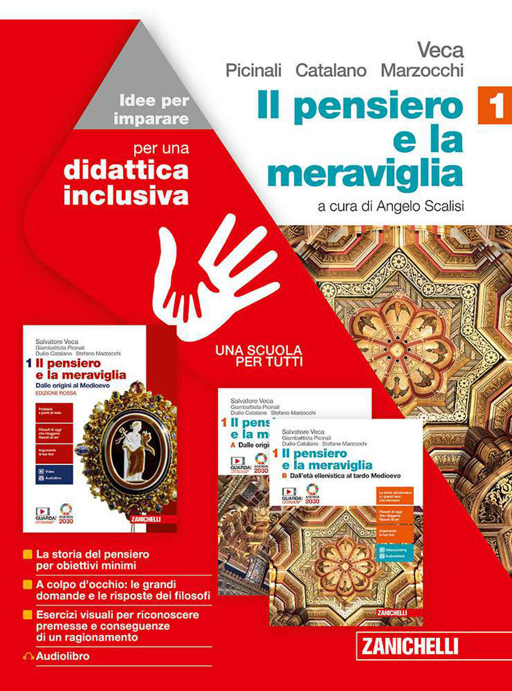 Copertina del libro PENSIERO E LA MERAVIGLIA 1 ED. MISTA Immagine principale del prodotto