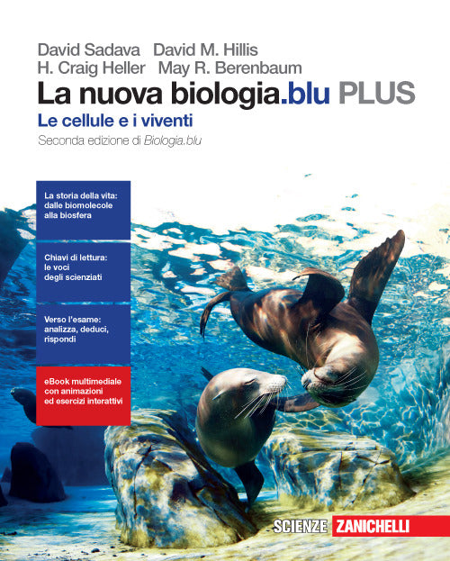 Copertina del libro LA NUOVA BIOLOGIA BLU ED. MISTA