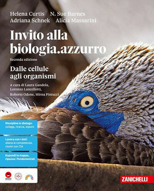 Copertina del libro INVITO ALLA BIOLOGIA ED.AZZURRA ED.MISTA