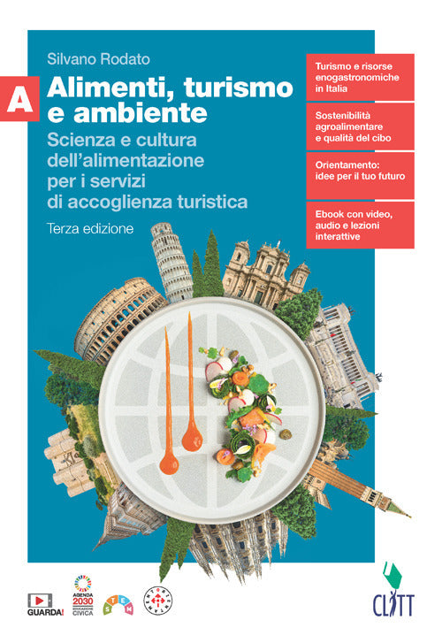 Copertina del libro Alimenti, turismo e ambiente. Con Quader Immagine principale del prodotto
