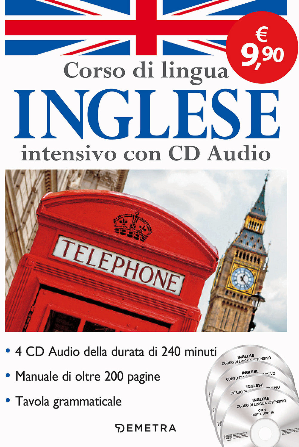 Copertina del libro CORSO DI LINGUA INGLESE INTENSIVO CON CD
