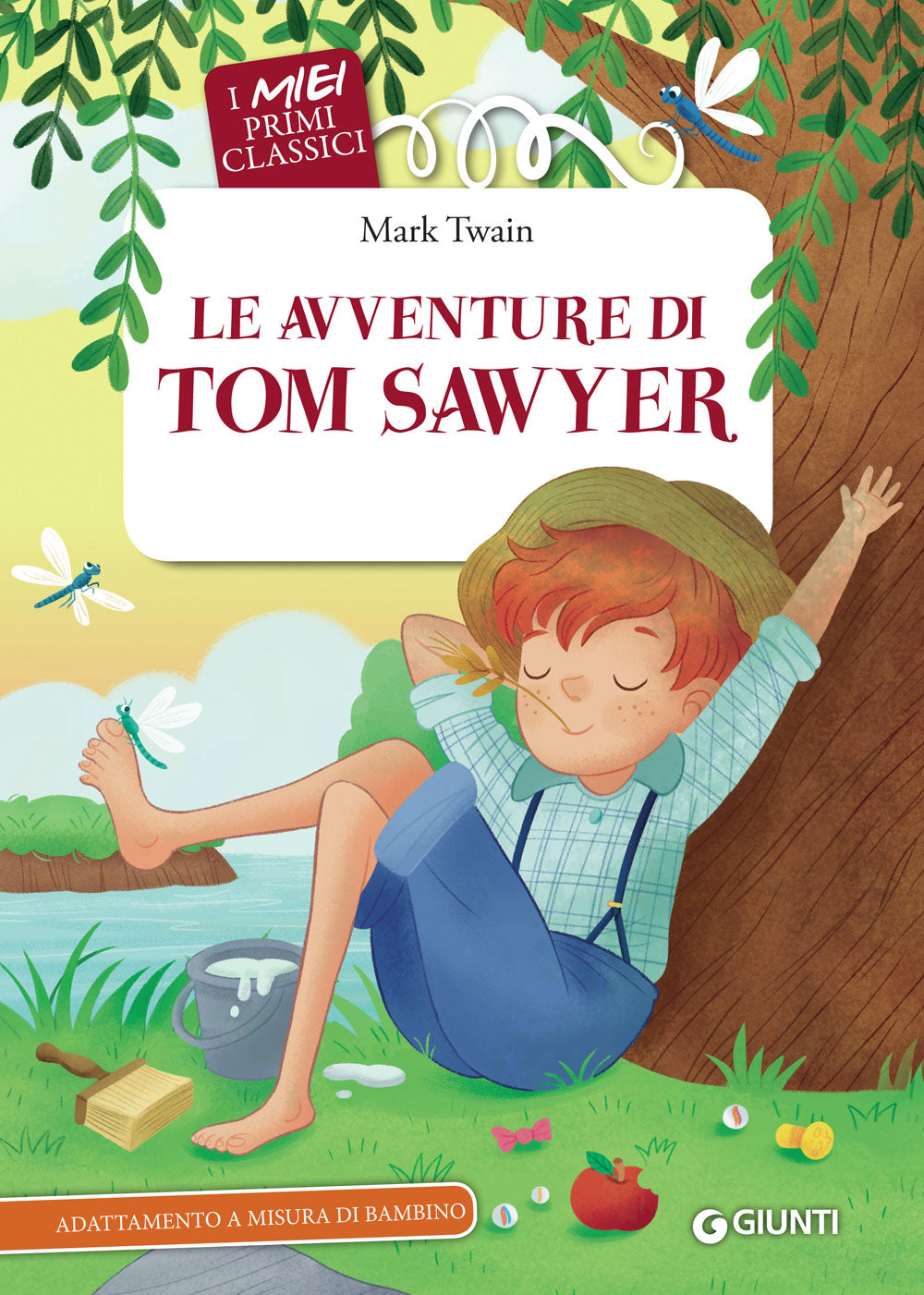 Copertina del libro LE AVVENTURE DI TOM SAWYER