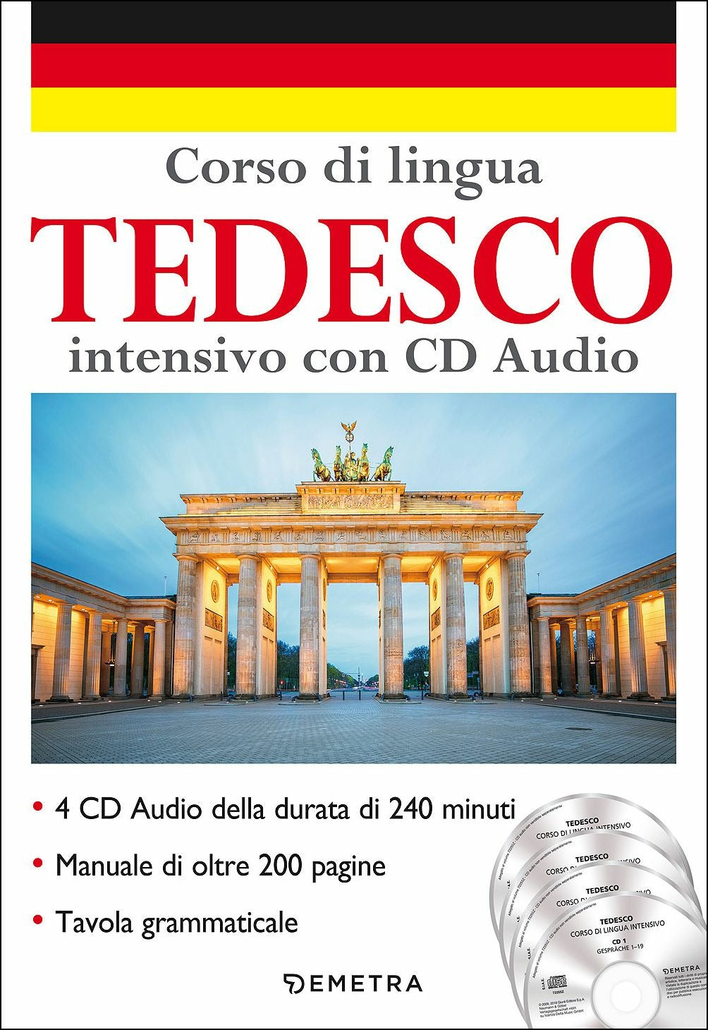 Copertina del libro CORSO DI LINGUA TEDESCO INTENSIVO CON CD