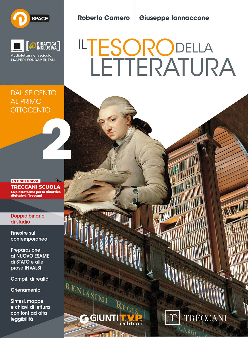 Copertina del libro TESORO DELLA LETTERATURA 2 ED. MISTA Immagine principale del prodotto