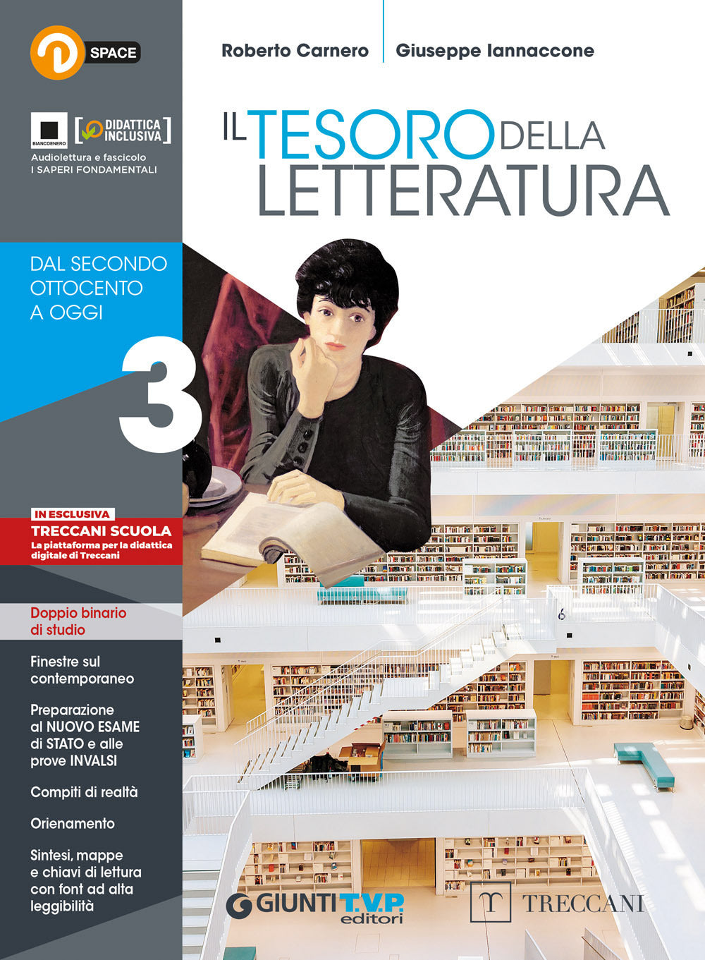 Copertina del libro TESORO DELLA LETTERATURA 3 ED. MISTA