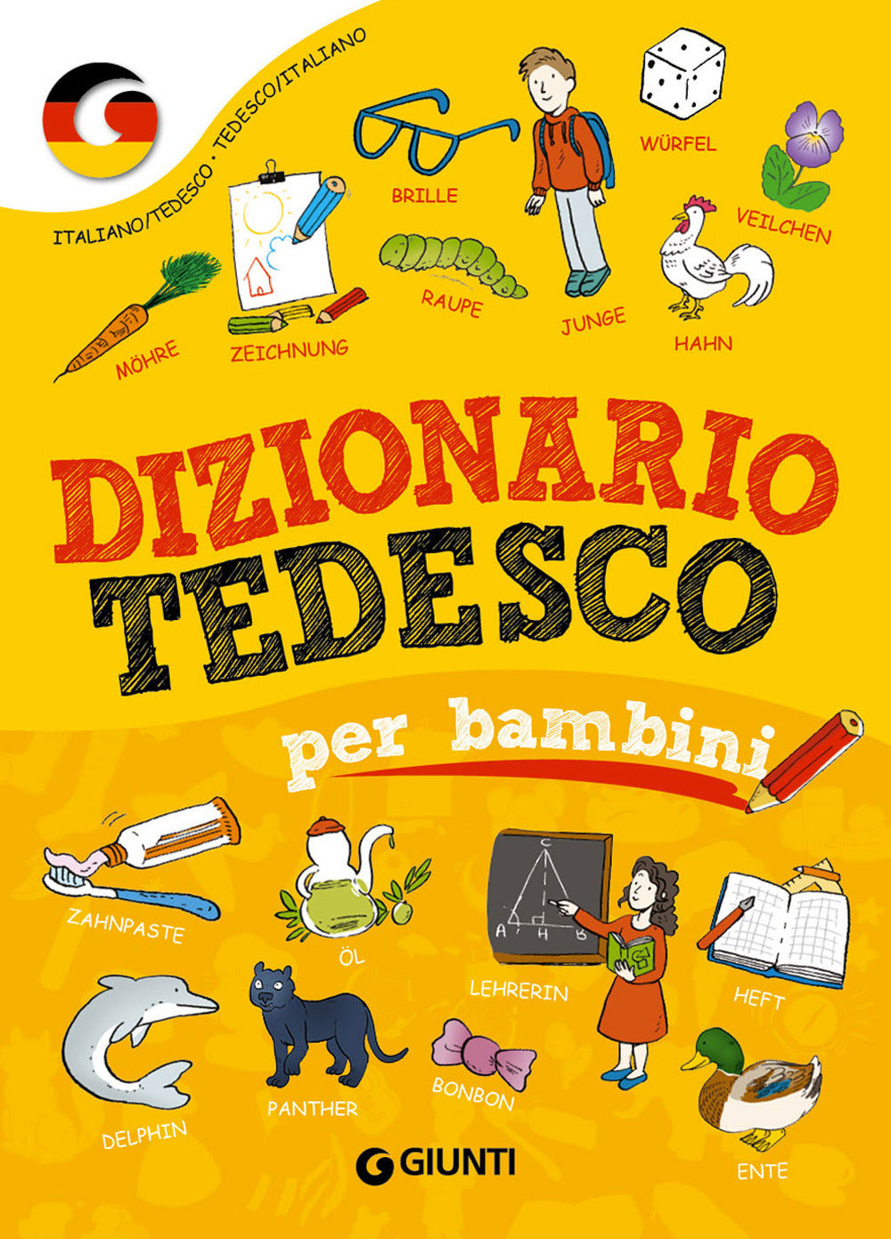 Copertina del libro DIZIONARIO TEDESCO PER BAMBINI