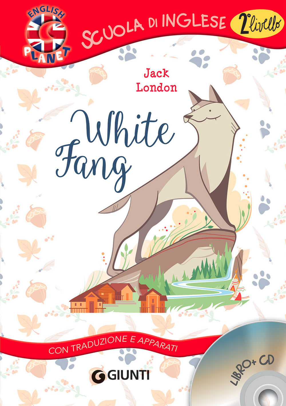 Copertina del libro WHITE FANG + CD Immagine principale del prodotto