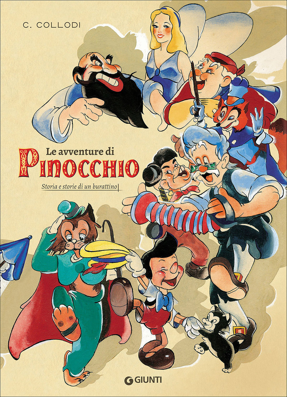 Copertina del libro LE AVVENTURE DI PINOCCHIO