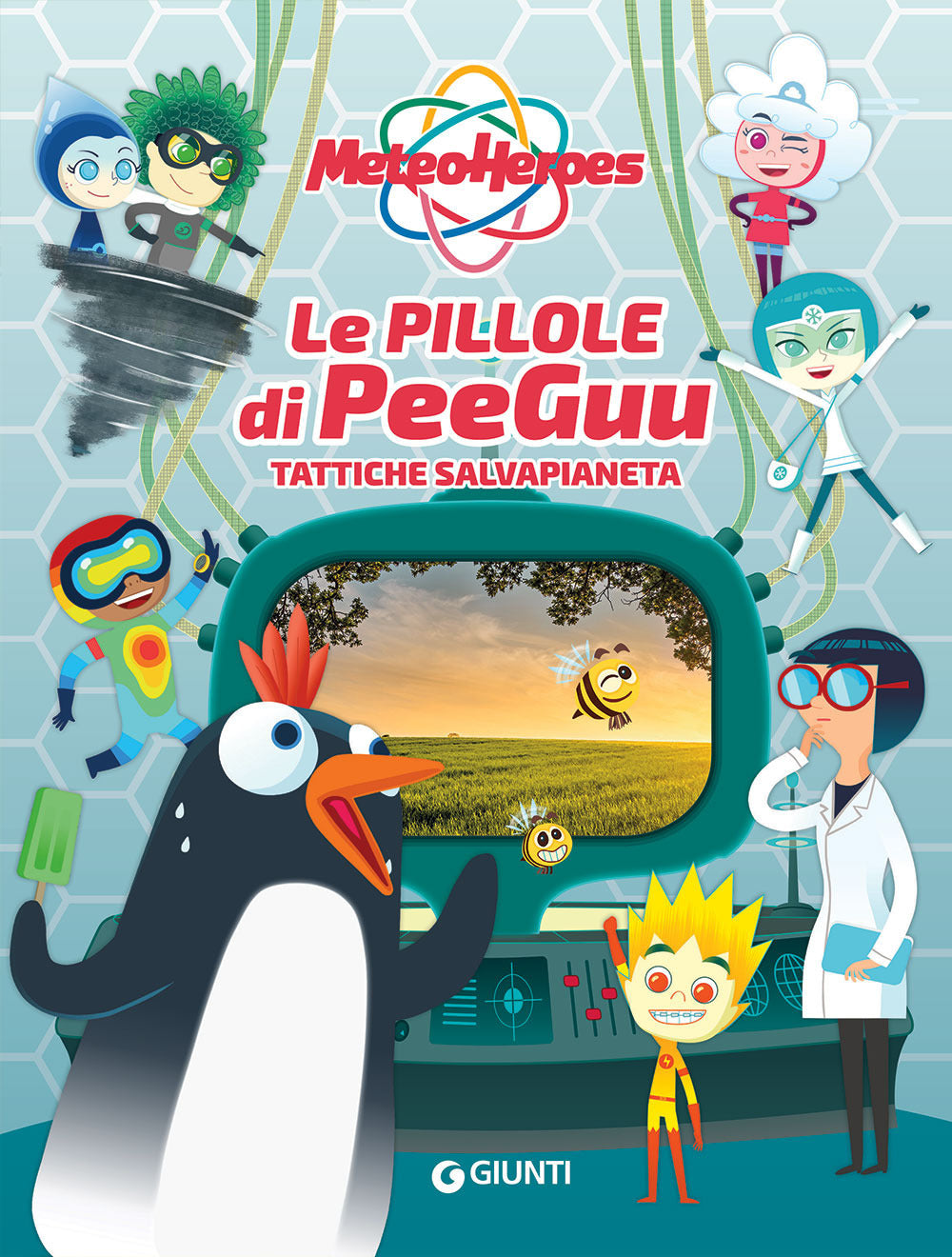 Copertina del libro METEOHEROES. LE PILLOLE DI PEEGUU