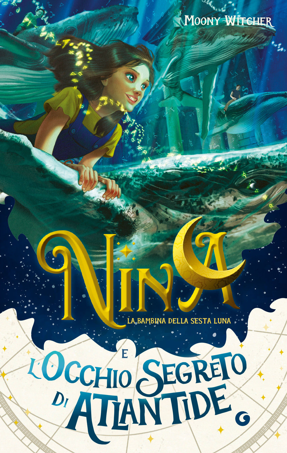 Copertina del libro NINA E L'OCCHIO SEGRETO DI ATLANTIDE