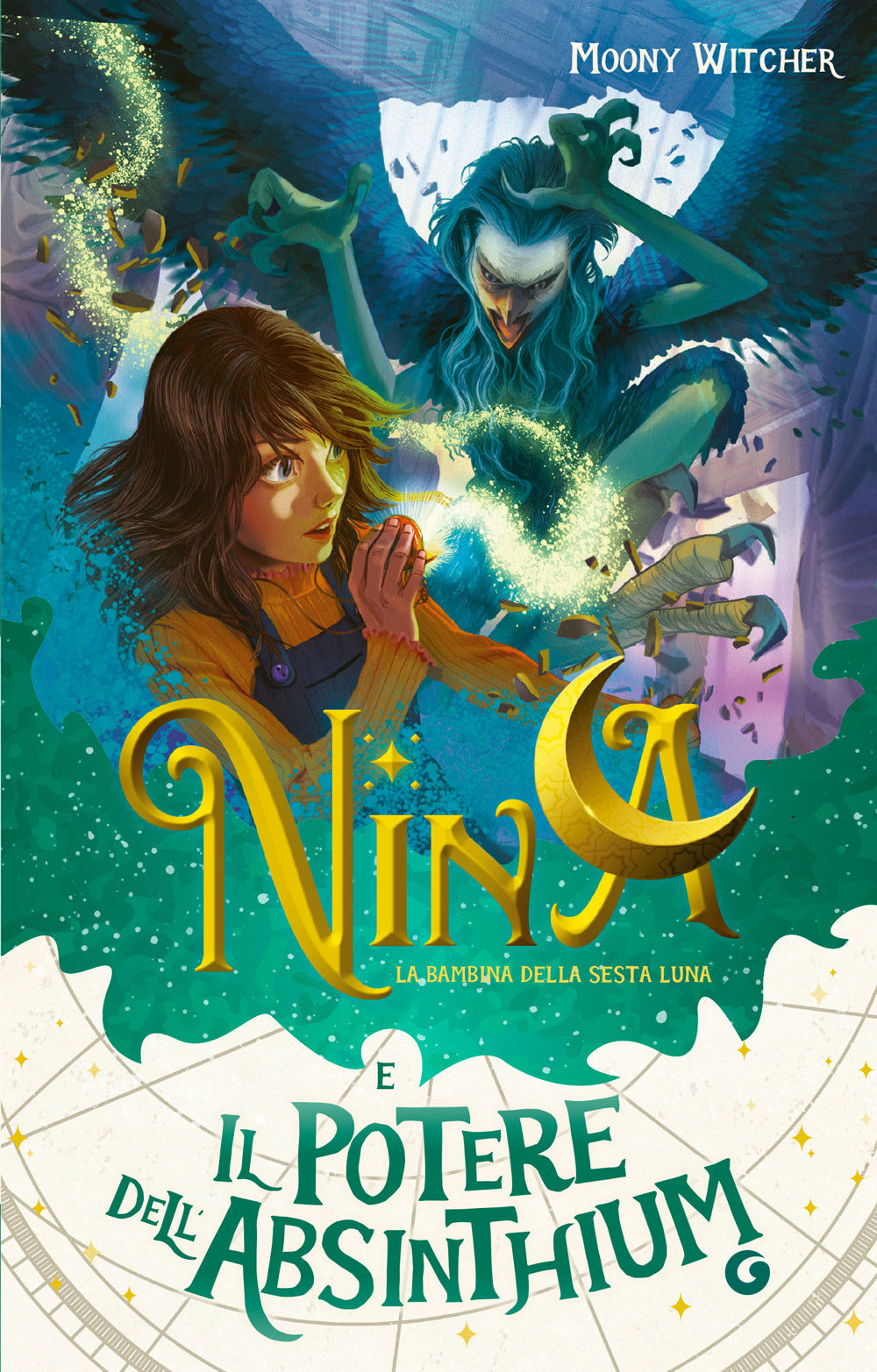 Copertina del libro NINA E IL POTERE DELL'ABSINTHIUM