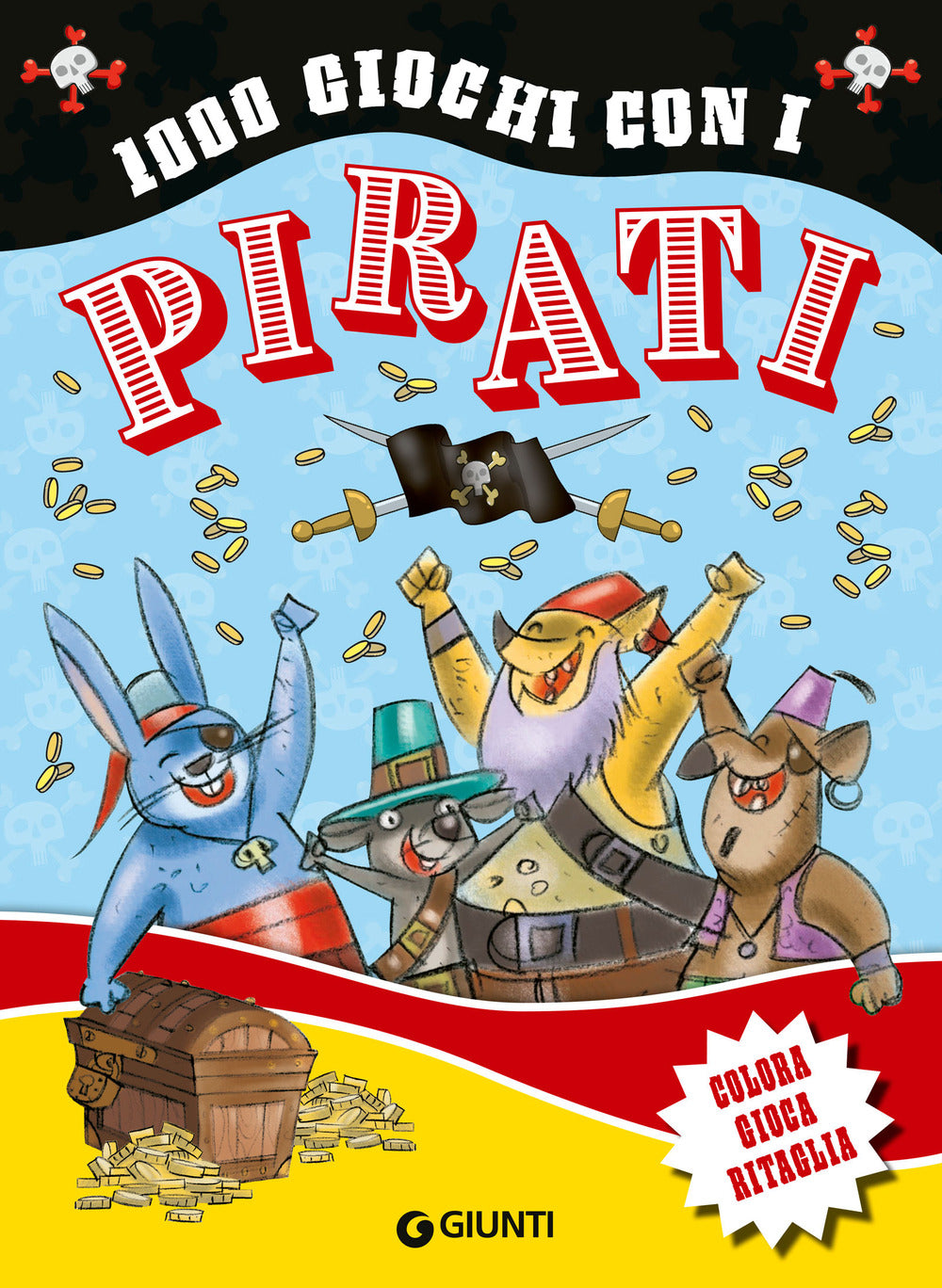 Copertina del libro 1000 GIOCHI CON I PIRATI Immagine principale del prodotto