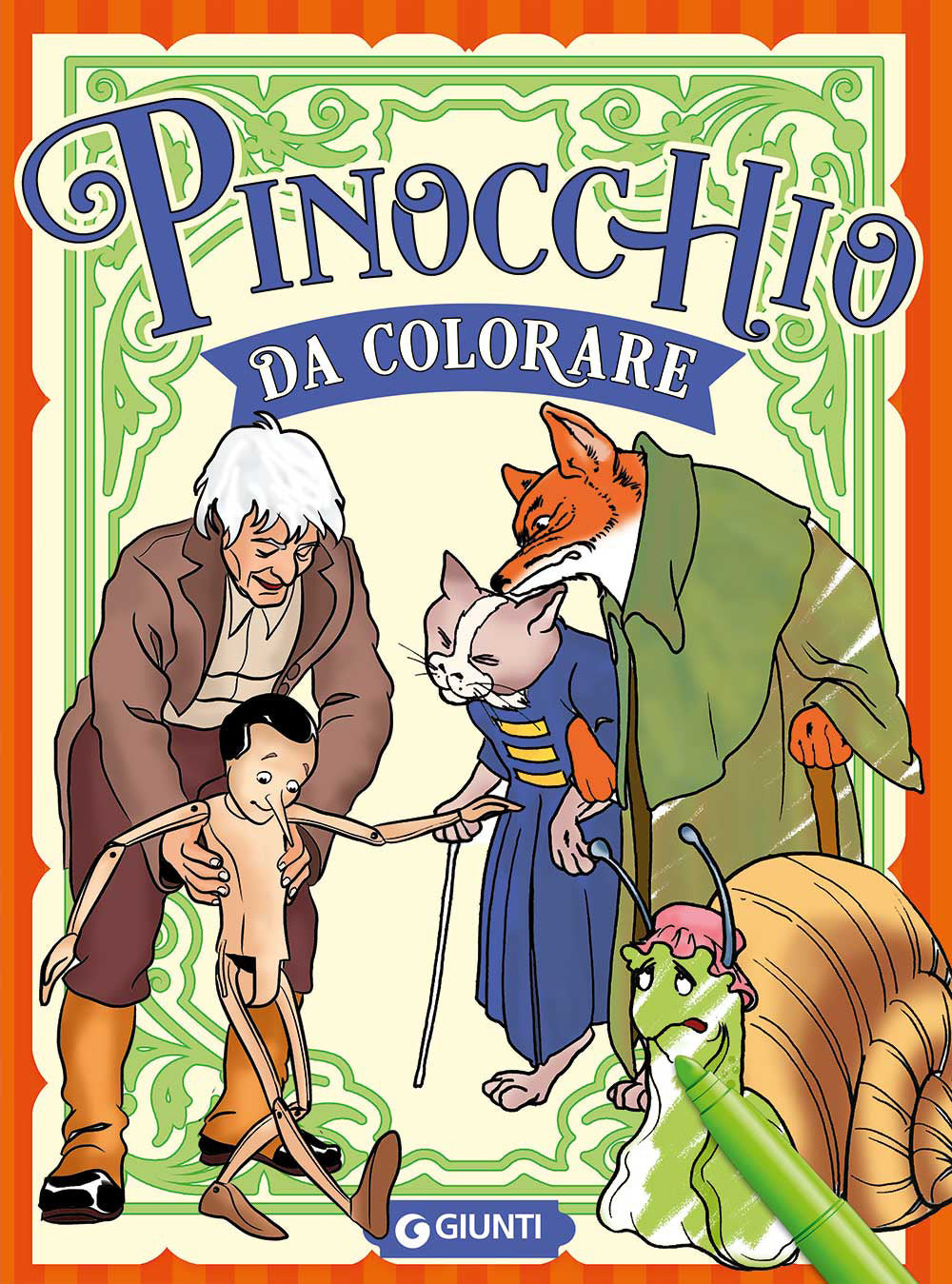 Copertina del libro PINOCCHIO DA COLORARE