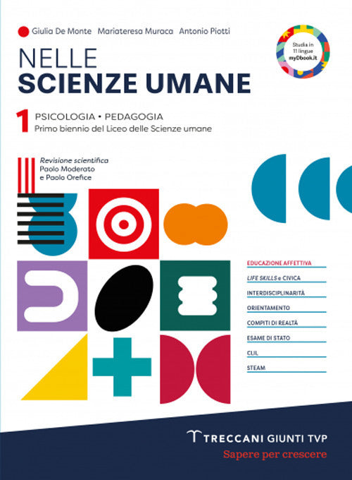 Copertina del libro NELLE SCIENZE UMANE 1 BIENNIO Immagine principale del prodotto