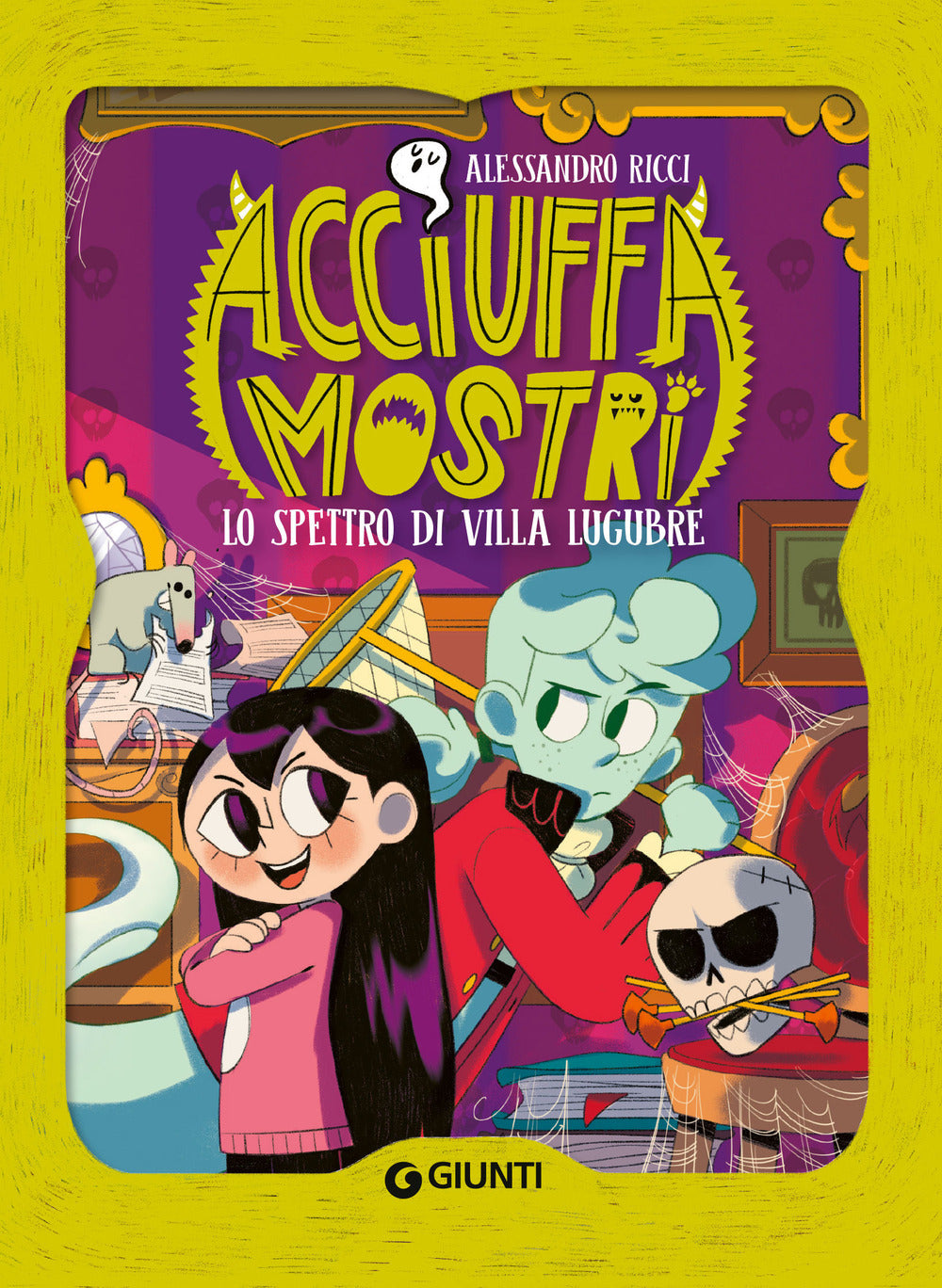 Copertina del libro ACCIUFFAMOSTRI. LO SPETTRO DI VILLA LUGU