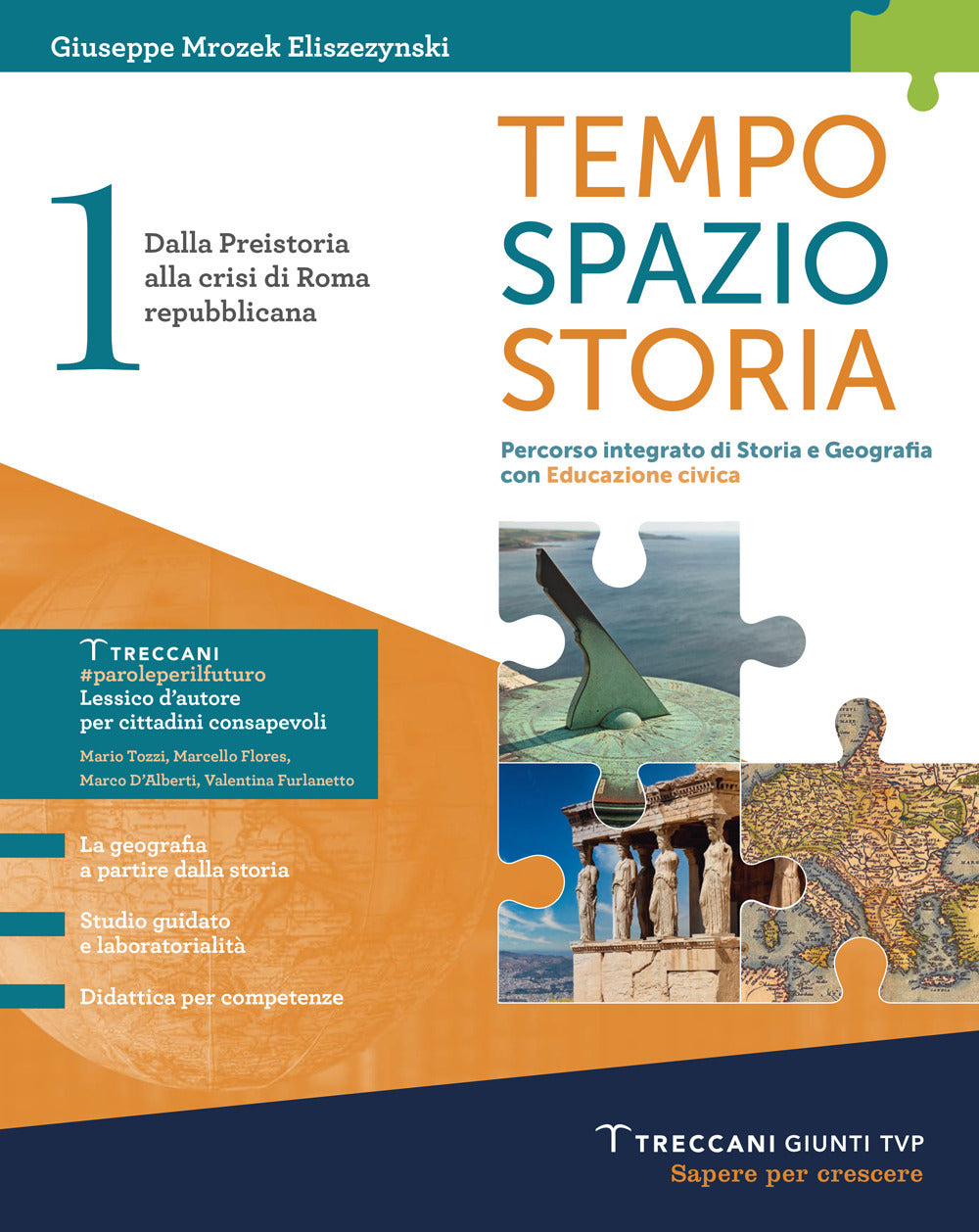 Copertina del libro TEMPO SPAZIO STORIA 1 ED. MISTA Immagine principale del prodotto