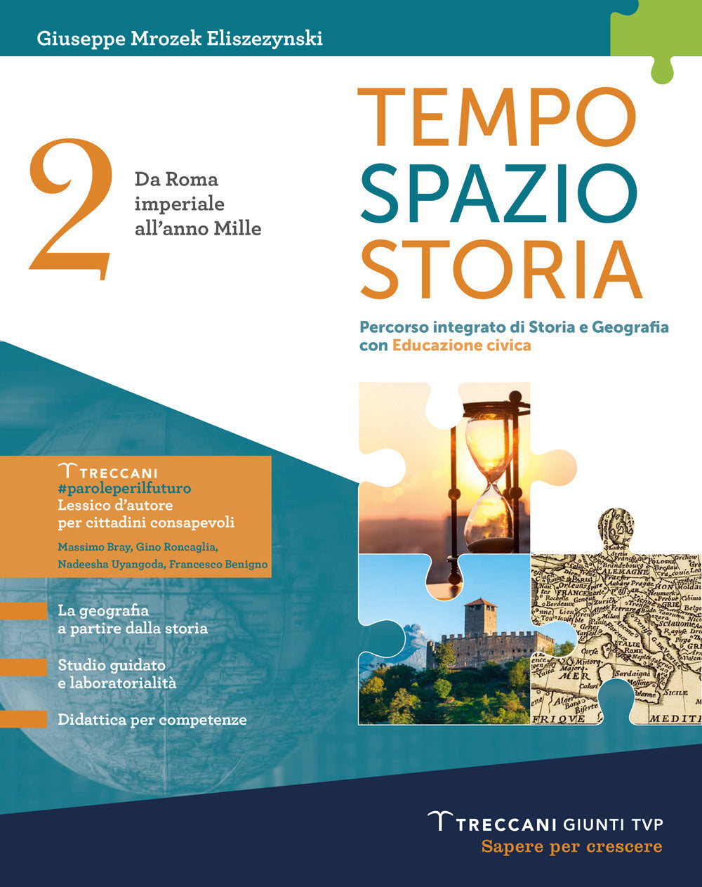 Copertina del libro TEMPO SPAZIO STORIA 2 ED. MISTA
