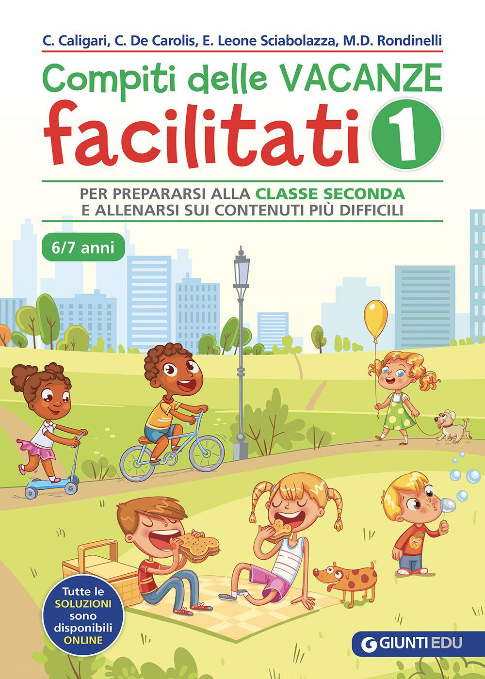 Copertina del libro COMPITI DELLE VACANZE FACILITATI 1 Immagine principale del prodotto
