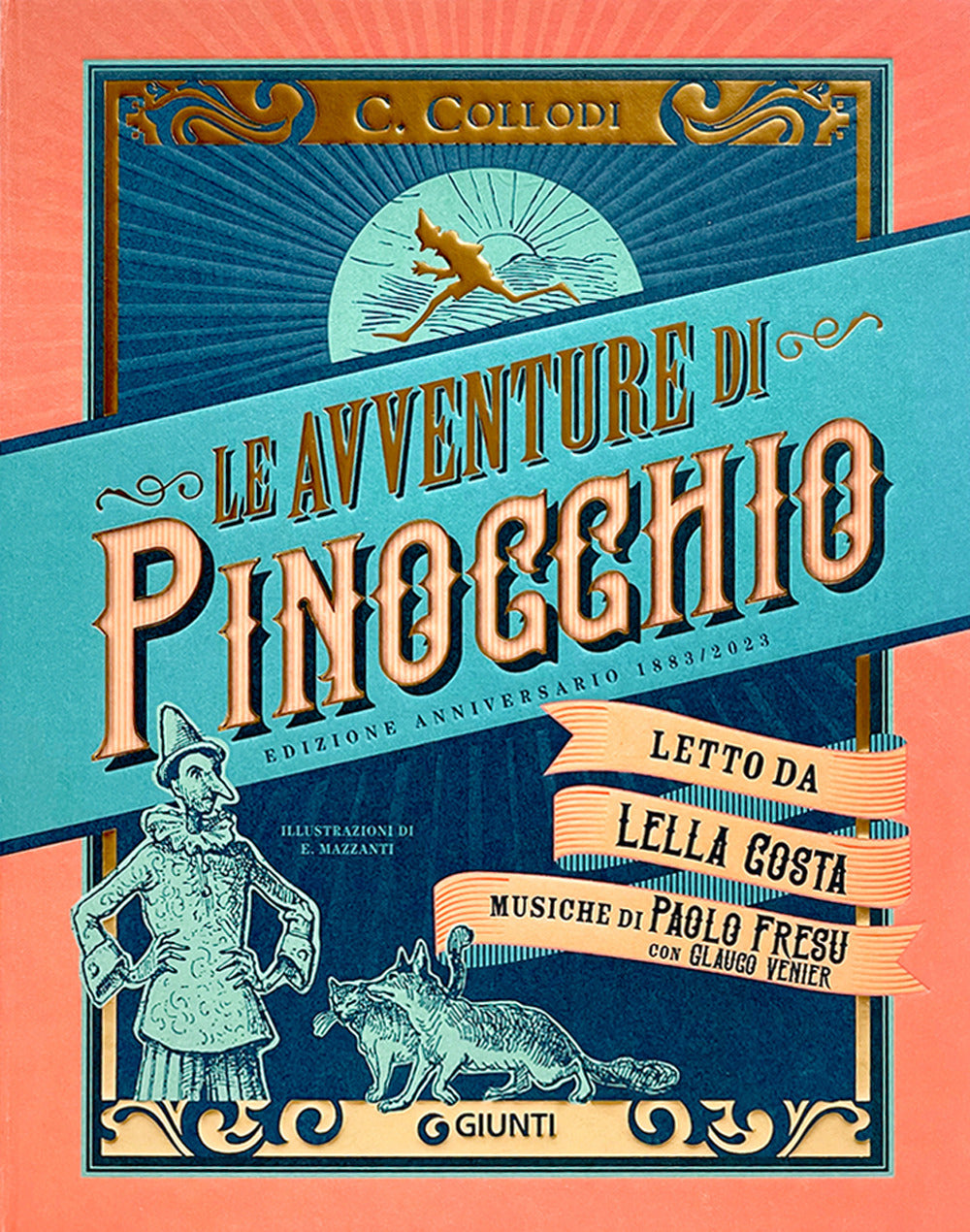 Copertina del libro LE AVVENTURE DI PINOCCHIO. EDIZIONE ANNI