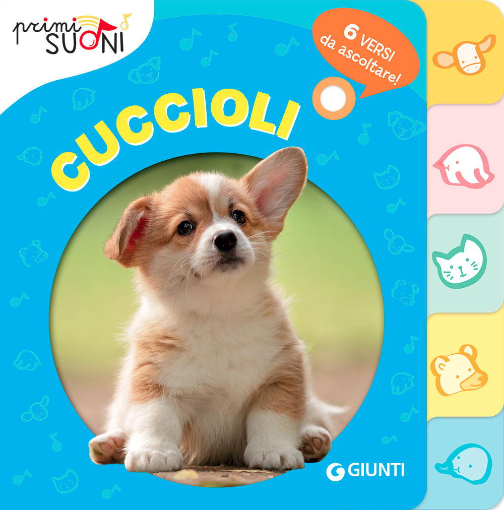 Copertina del libro CUCCIOLI. PRIMI SUONI