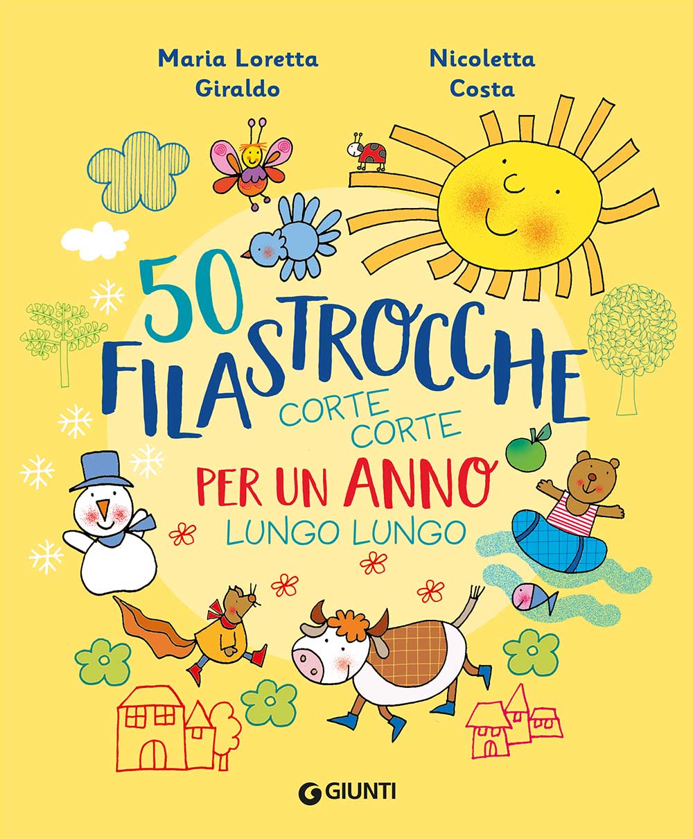 Copertina del libro 50 FILASTROCCHE CORTE CORTE PER UN ANNO Immagine principale del prodotto