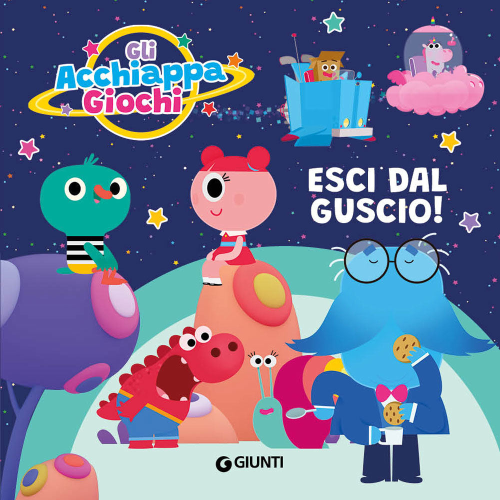 Copertina del libro GLI ACCHIAPPAGIOCHI. ESCI DAL GUSCIO!