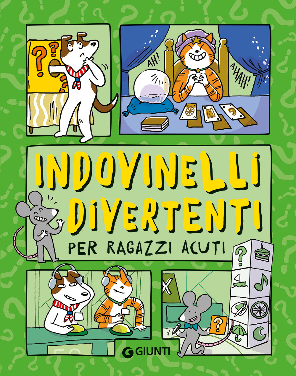 Copertina del libro INDOVINELLI DIVERTENTI PER RAGAZZI ACUTI