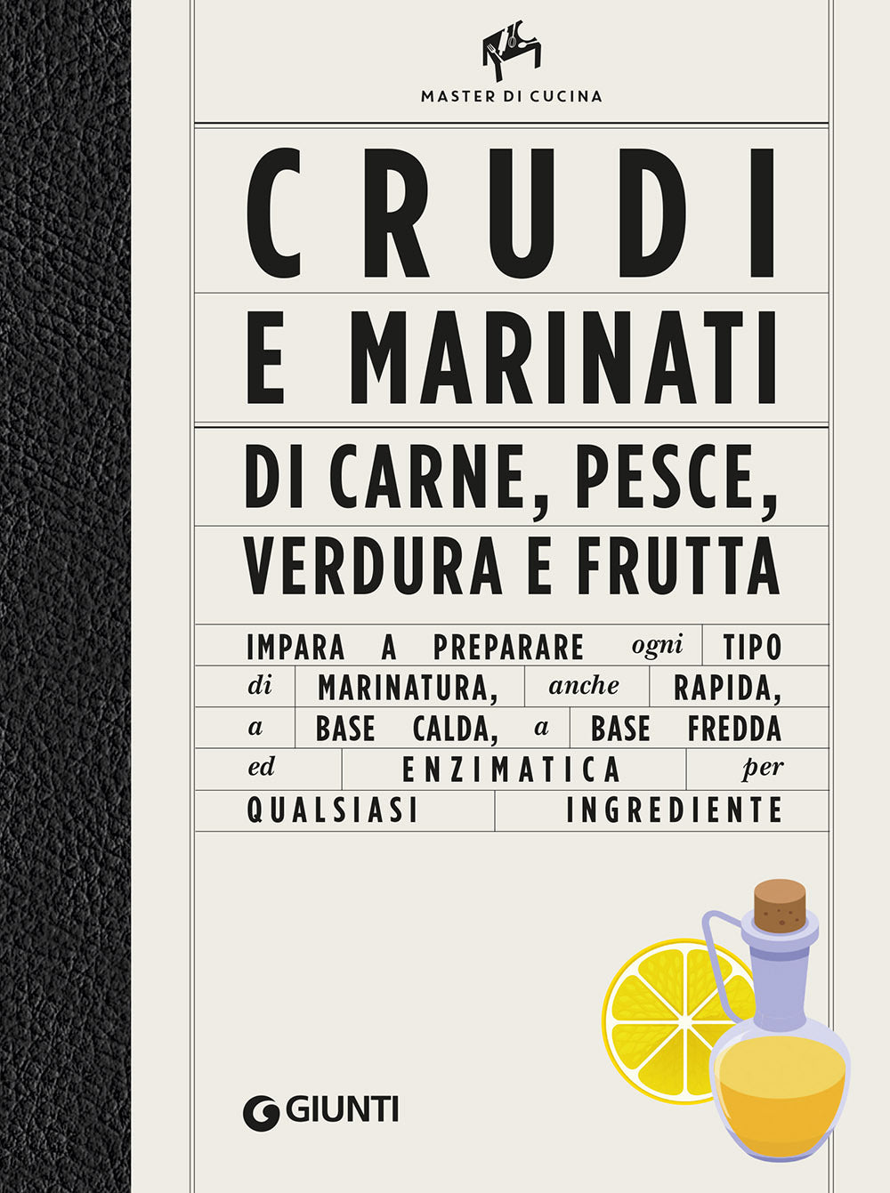 Copertina del libro CRUDI E MARINATI DI CARNE, PESCE, VERDUR