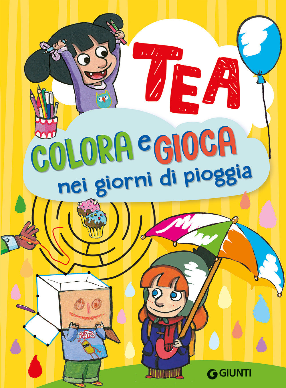 Copertina del libro TEA. COLORA E GIOCA NEI GIORNI DI PIOGGI