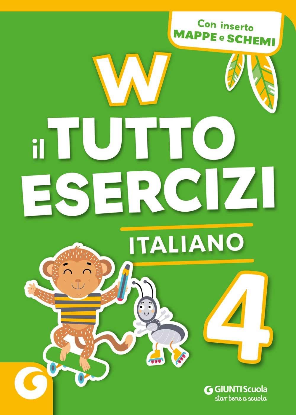 Copertina del libro W IL TUTTO ESERCIZI 4 ED. MISTA Immagine principale del prodotto