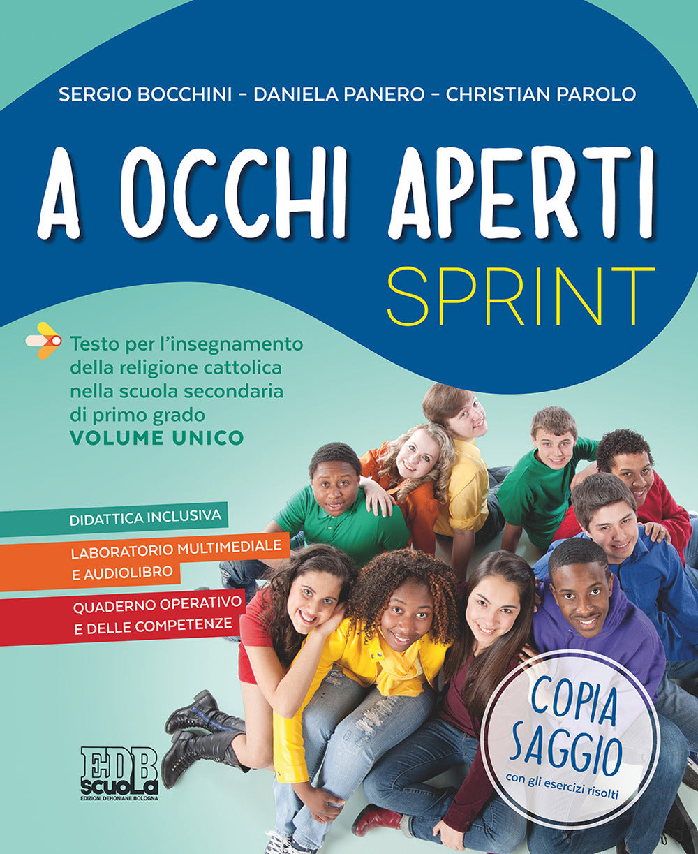 Copertina del libro A OCCHI APERTI SPRINT ED. MISTA Immagine principale del prodotto