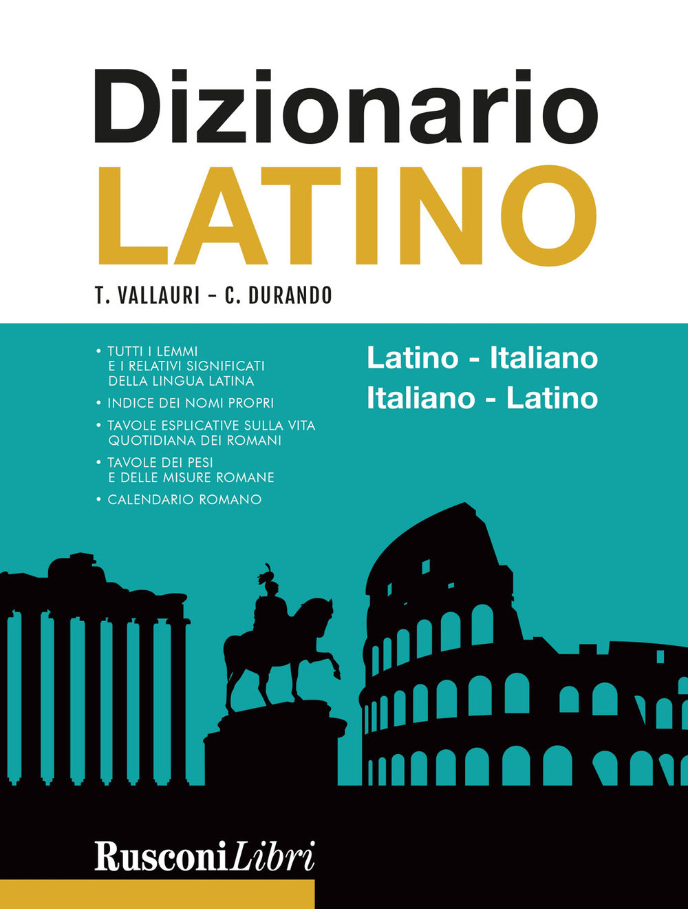 Copertina del libro DIZIONARIO DI LATINO