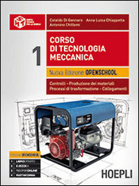 Copertina del libro CORSO DI TECNOLOGIA MECCANICA N.E. 1 ED. Immagine principale del prodotto