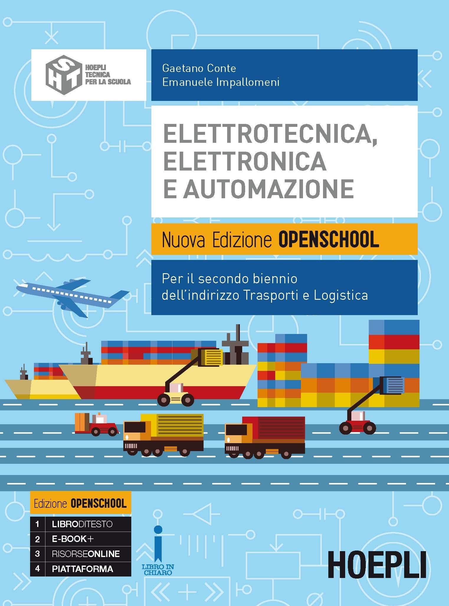 Copertina del libro ELETTROTECNICA ELETTRONICA E AUTOMAZIONE