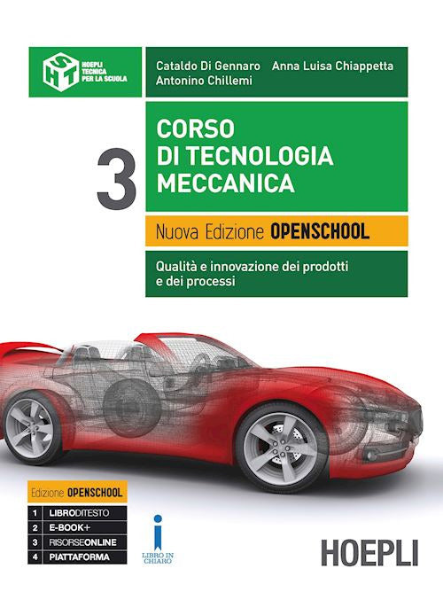 Copertina del libro CORSO DI TECNOLOGIA MECCANICA N.E. 3 ED.