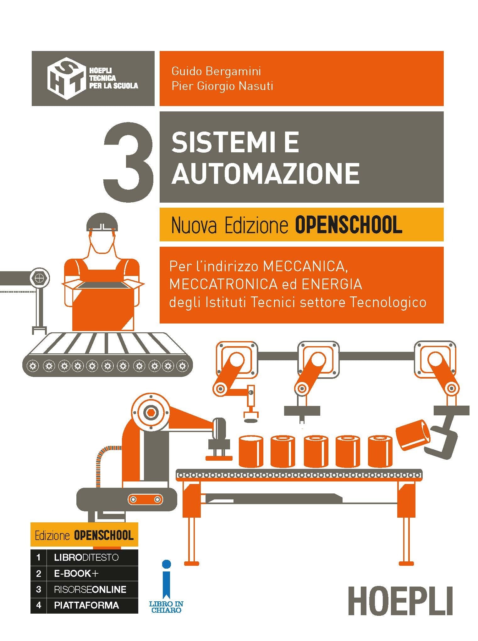 Copertina del libro SISTEMI E AUTOMAZIONE V.E. 3 ED. MISTA Immagine principale del prodotto