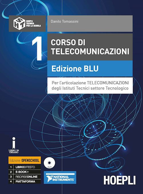 Copertina del libro CORSO DI TELECOMUNICAZIONI ED. BLU 1 ED.