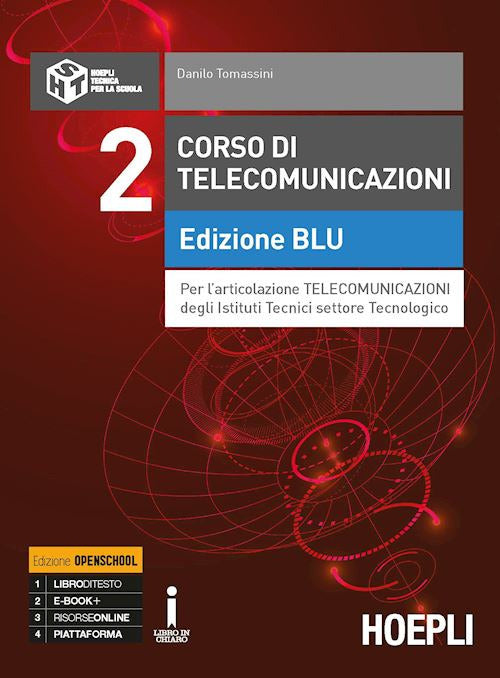 Copertina del libro CORSO DI TELECOMUNICAZIONI ED. BLU 2 ED.