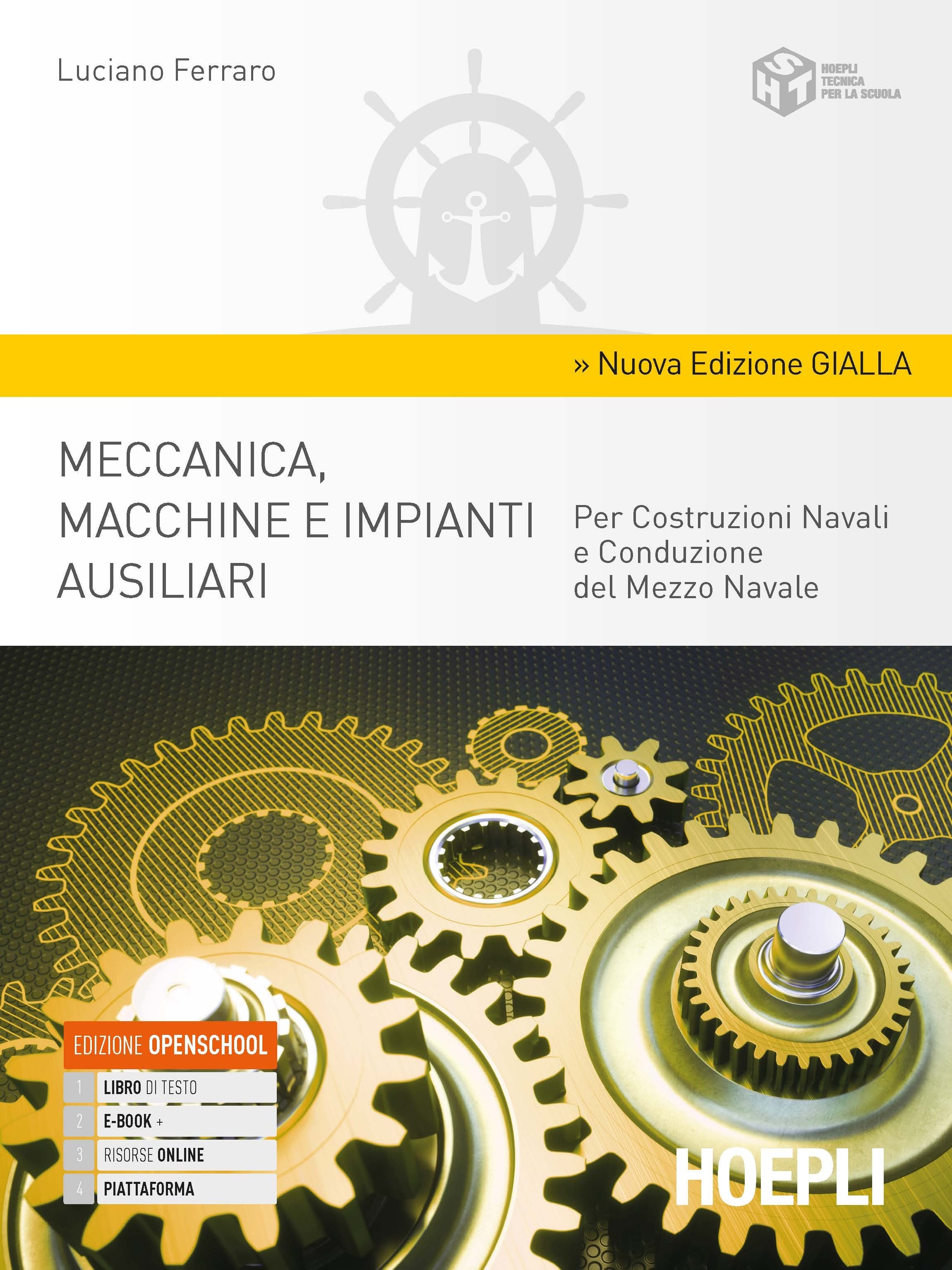 Copertina del libro MECCANICA MACCHINE E IMPIANTI AUSILIARI Immagine principale del prodotto