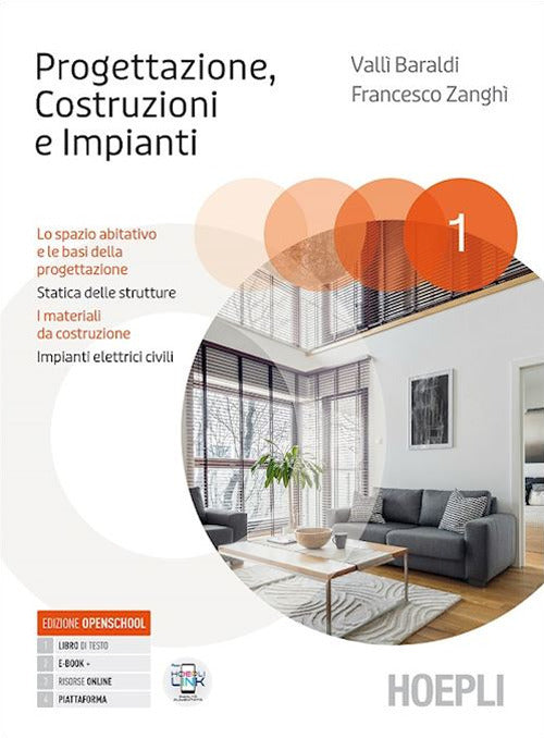 Copertina del libro PROGETTAZIONE COSTRUZIONI IMPIANTI 1 ED. Immagine principale del prodotto